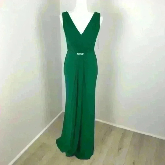 Ralph Lauren Sleeveless Rhinestone Gown Size 0 - Picture 1 of 9